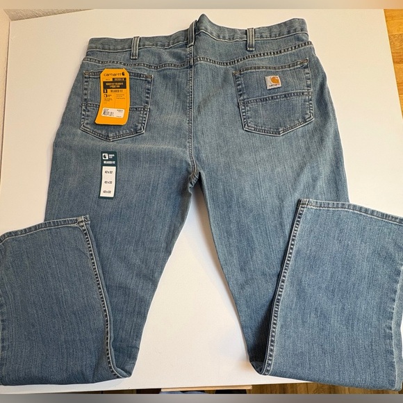 NWT Carhartt Rugged Flex Relaxed Fit Jeans Men's 42x32 Workwear - Picture 3 of 9